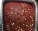 A picture of step 8 of Beet bread.