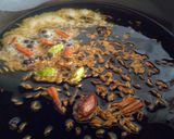 A picture of step 2 of Paalak Corn Rice.