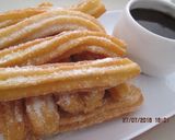 Foto langkah ke 9 dari resep Homemade Churros with Chocolate Dipping Sauce.