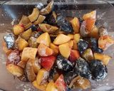 Barackos–szilvás gyümölcsálom recept fázis 4 fotója