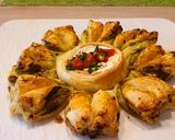 Pestos-camembertes mártogatós recept fázis 5 fotója