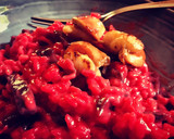 Foto del paso 6 de la receta: Zamburiñas sobre lecho de risotto de remolacha