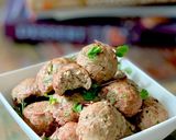 A picture of step 4 of No-Waste Home Cooking: My Meatball Recipe (Part 1): Chicken and Beef Meatballs (Oven Version).