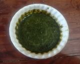 A picture of step 1 of Super healthy soft crispy spinach(palak) veggi parotha.
