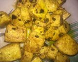 A picture of step 3 of Palak paneer.