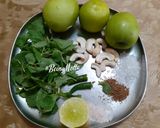 A picture of step 1 of Minty Ber Chutney/ Minty- Jujube Chutney.