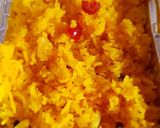 A picture of step 4 of Zarda (sweet pineapple rice).