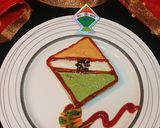 A picture of step 9 of Tricoloured Kite Creamy Sandwich.