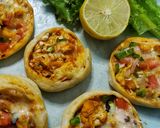 A picture of step 5 of One bite pinwheels.
