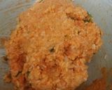 A picture of step 2 of Leftover rice tikki.