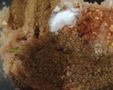 A picture of step 2 of Chicken fried balls.