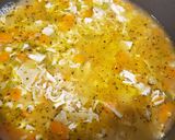 A picture of step 6 of Chicken noodle soup.