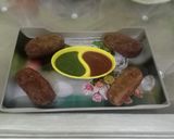 A picture of step 10 of Matar cutlet.