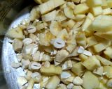 A picture of step 2 of Apple walnut raita.