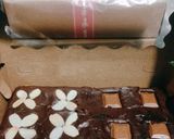 Foto langkah ke 5 dari resep 888. Fudgy Brownies Almond Cadbury.