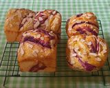 Foto langkah ke 9 dari resep Almond Purple Sweet Potato Brioche.