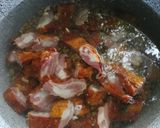 Babgulyás bográcsban recept fázis 5 fotója