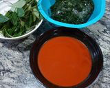 A picture of step 2 of Egusi soup.