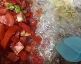 A picture of step 2 of Mince stuffed capsicum.