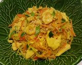 Hình bước làm 3 của món Miến xào Curry #cleaneating #healthyfood