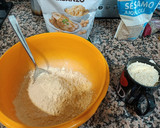 Foto del paso 1 de la receta: Panecillos de harina de garbanzo en sartén