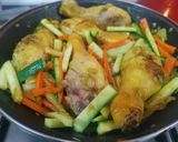 Foto del paso 4 de la receta: Tajín de pollo y verduras con miel