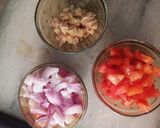 A picture of step 3 of Sabut moong dal.