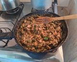 Foto del paso 5 de la receta: Lasaña de zapallitos rellena con atún y carne, espinaca 🥬🥩