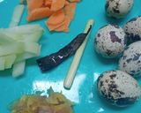 Foto langkah ke 1 dari resep Mpasi 12m+ pesmol telur puyuh.