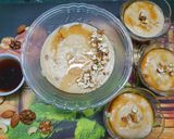 A picture of step 3 of Nolen Gurer Malai Phirni.