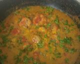 A picture of step 7 of Mushroom Tikka Masala.