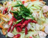 Foto langkah ke 4 dari resep 💚 Tumis Labu Siam Udang~.