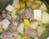 Hình bước làm 2 của món Canh xương nấu rau củ
