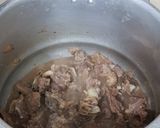 A picture of step 4 of Beef pulao biryani.