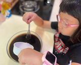 A picture of step 3 of DIY Grass Jelly with Kids.
