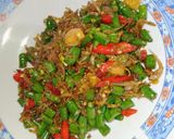 Foto langkah ke 5 dari resep Ikan Teri Medan Kacang Panjang.