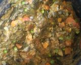 A picture of step 4 of Pao bhaji.
