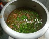 A picture of step 3 of Hyderabadi Lamb and Beans.