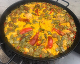 Foto del paso 19 de la receta: Paella de La Safor, (con albóndigas) hecha con leña...🔥