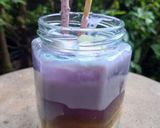 Foto langkah ke 5 dari resep Pudding Jelly Ungu (Taro, Anggur dan Blueberry) in Jar.