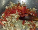 A picture of step 3 of Speghetti #Ramdanki tayari.