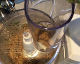 A picture of step 2 of Sun Dried Tomato & Basil Hummus.