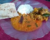A picture of step 7 of Tomato Dal.