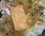 A picture of step 2 of Breakfast cheese egg.