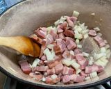A picture of step 11 of Beef Bourguignon with Sweet Potato, Carrots, Turnips, and Mushrooms.