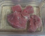 A picture of step 1 of Beef shami kabab.
