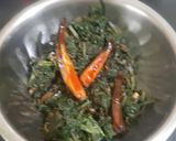 A picture of step 4 of Bihari Palak Ka Saag.