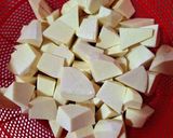 Hình bước làm 1 của món Canh bò viên nấu khoai môn