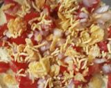 A picture of step 6 of Masala papad.