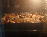 Foto del paso 5 de la receta Asado meloso de calabaza, berenjena y calabacín con garbanzos crujientes